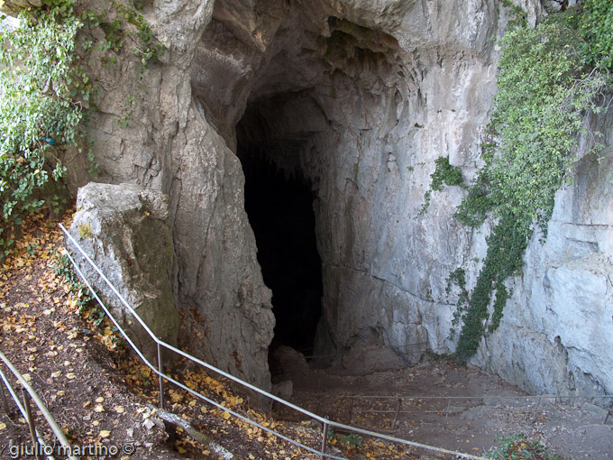 grotta del Caliendo, ingresso alto